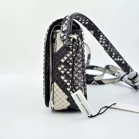 NWT Marc Jacobs leather mini groove crossbody python / snakeskin - Picture 3 of 8